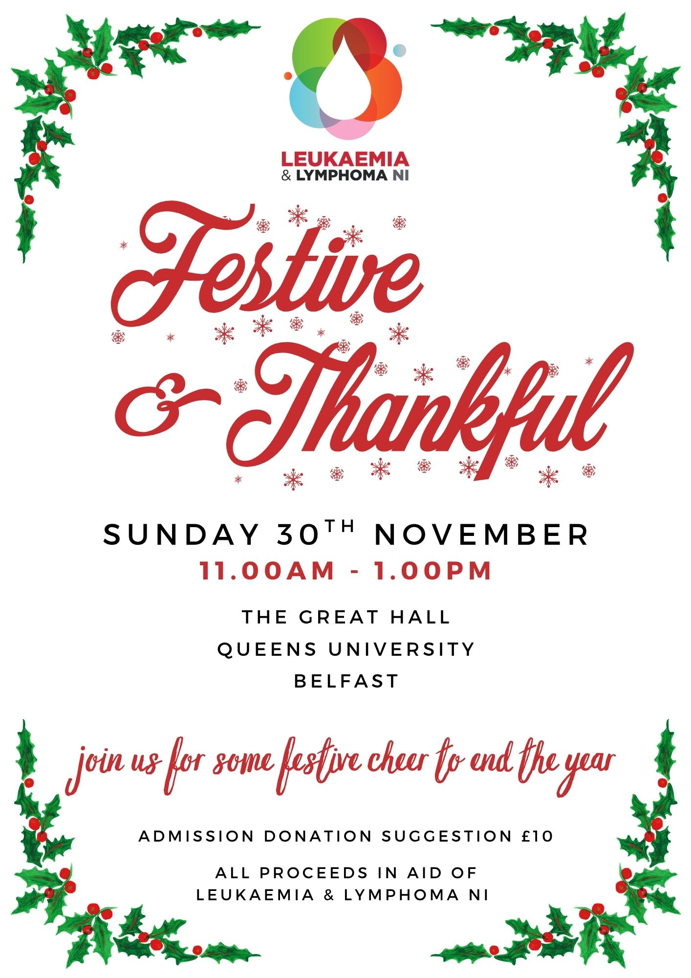 Featured Image for Festive & Thankful supporter morning